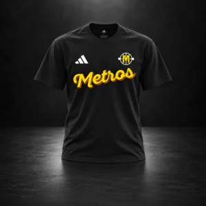 T-shirt METROS Signature — Noir
