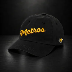 Casquette METROS Signature — Noire