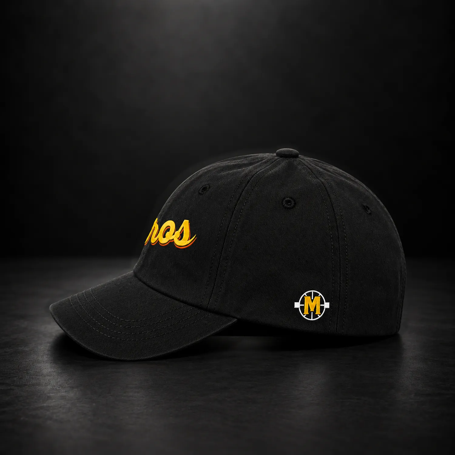 Casquette METROS Signature — Noire – Image 2