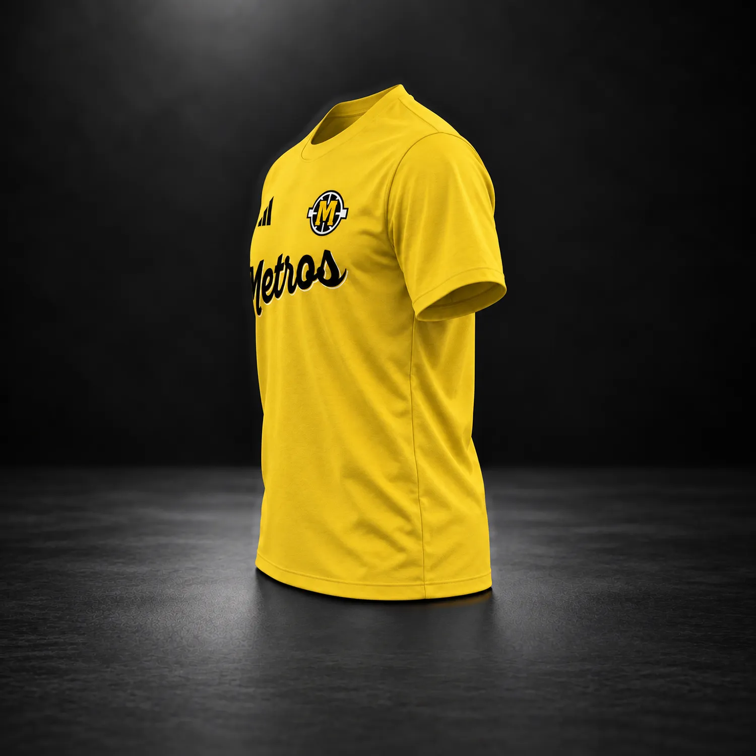 T-shirt METROS Signature — Jaune – Image 2