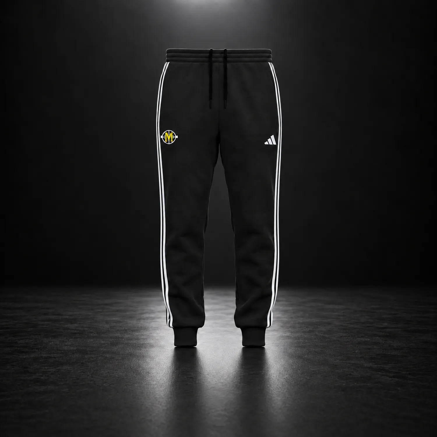 Pantalon de jogging METROS 3 bandes — Noir